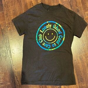 Lonely Ghost ‘It’s cool to care’ collection t-shirt size S
